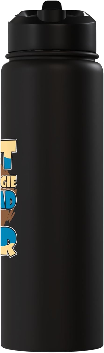 Botella agua acero inox aislada Best Budgie Dad Ever