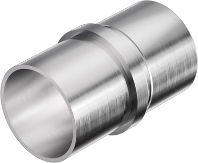 Conector riel barandilla 2pulg acero inox 304 plateado