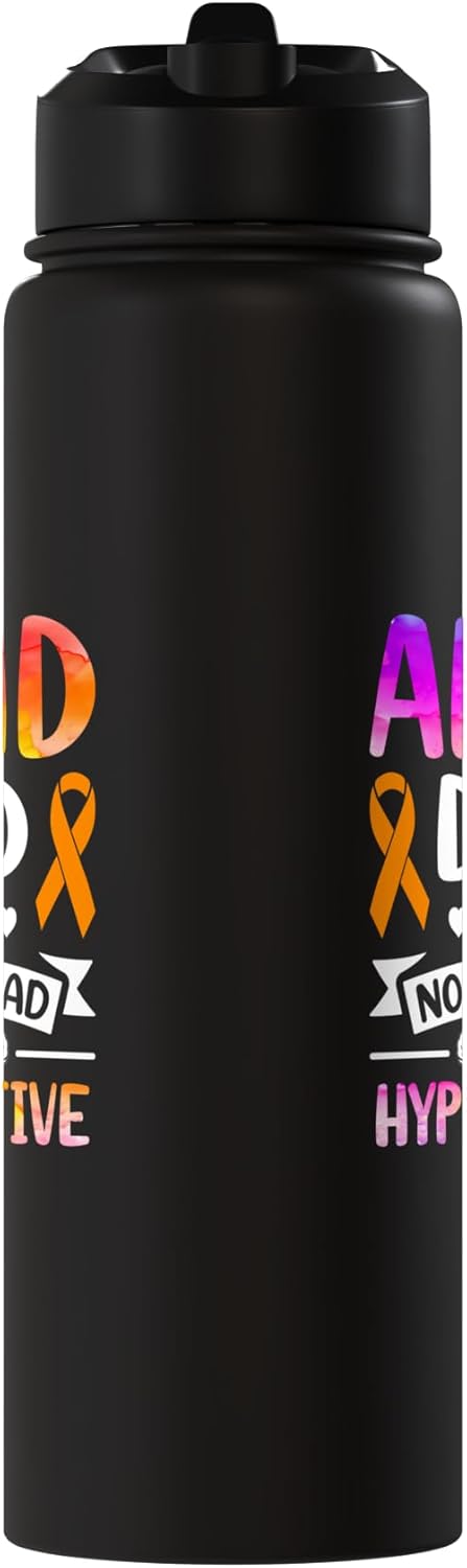 Botella de agua acero inoxidable para padres con ADHD