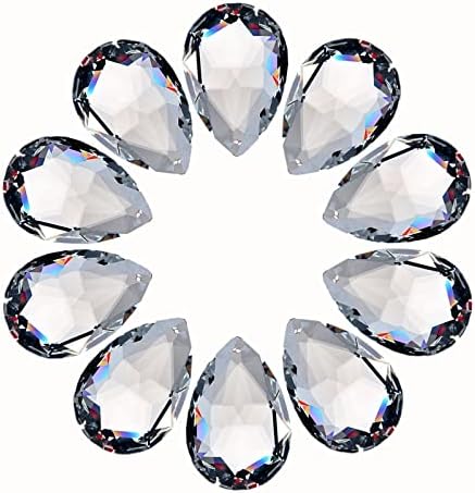10 Colgantes Cristal 1.5pulg Prismas Ventanas FengShui