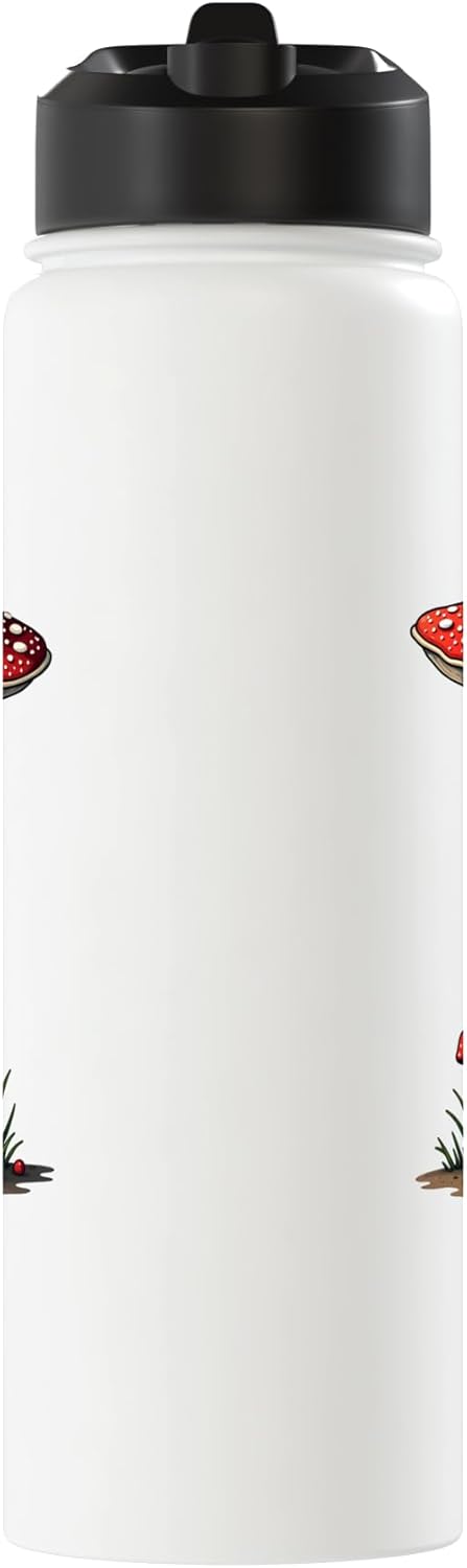 Botella de agua aislada acero inoxidable para recolección de hongos