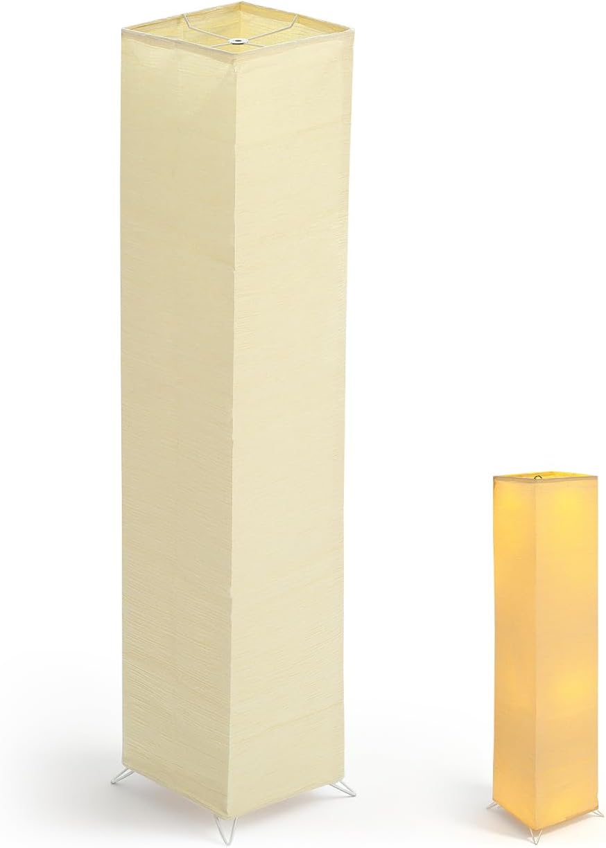 Cubierta lámpara pie papel plegable repuesto decorativo