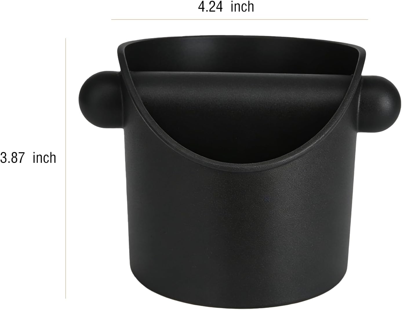 Caja disco café expreso 4.3pulg barra extraíble base antiderrap