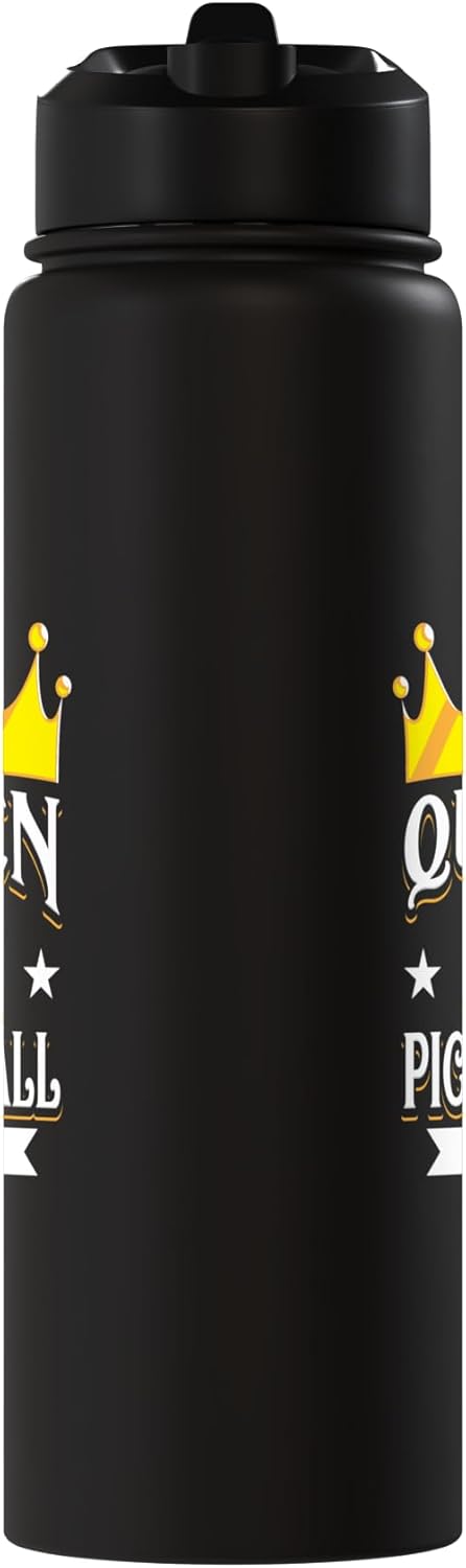 Botella de agua acero inoxidable aislada para jugador de pickleball