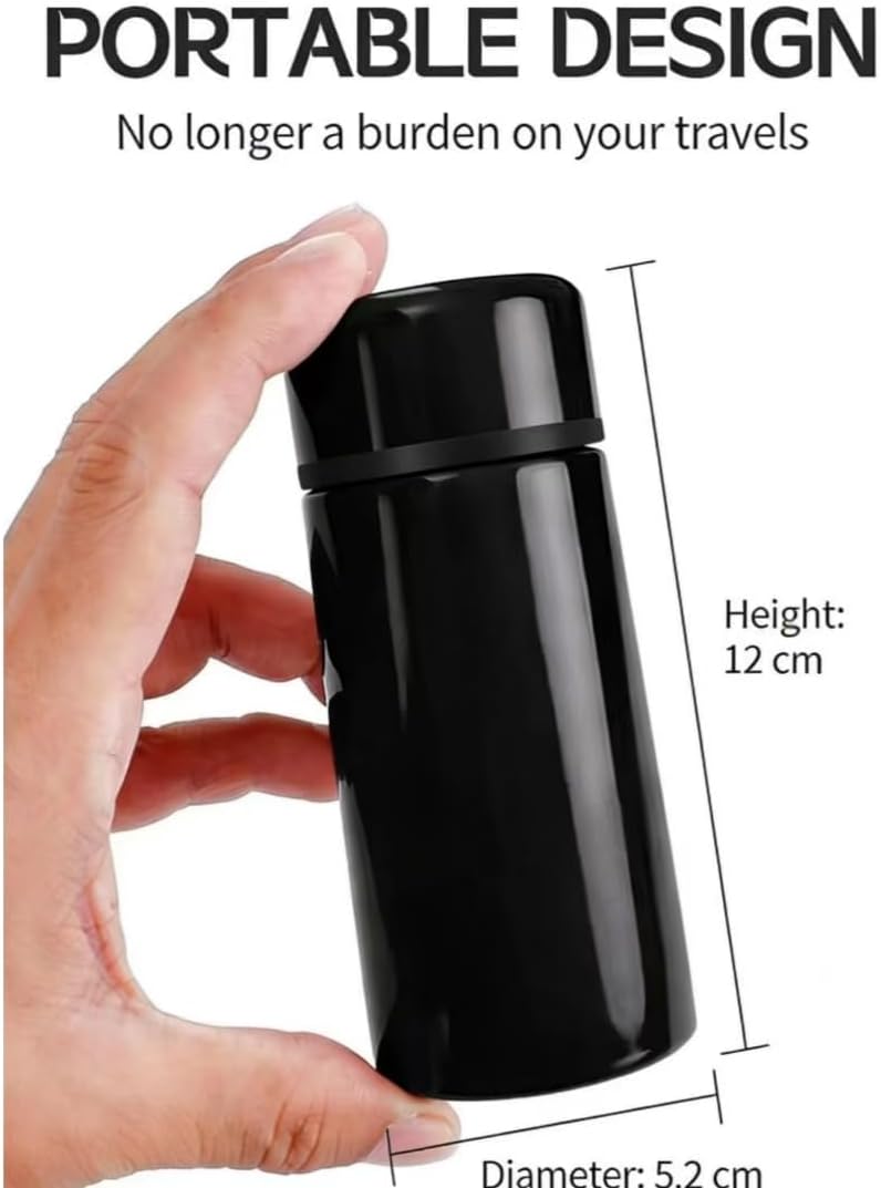 Mini botella de acero inoxidable sin BPA para bebidas calientes y frías