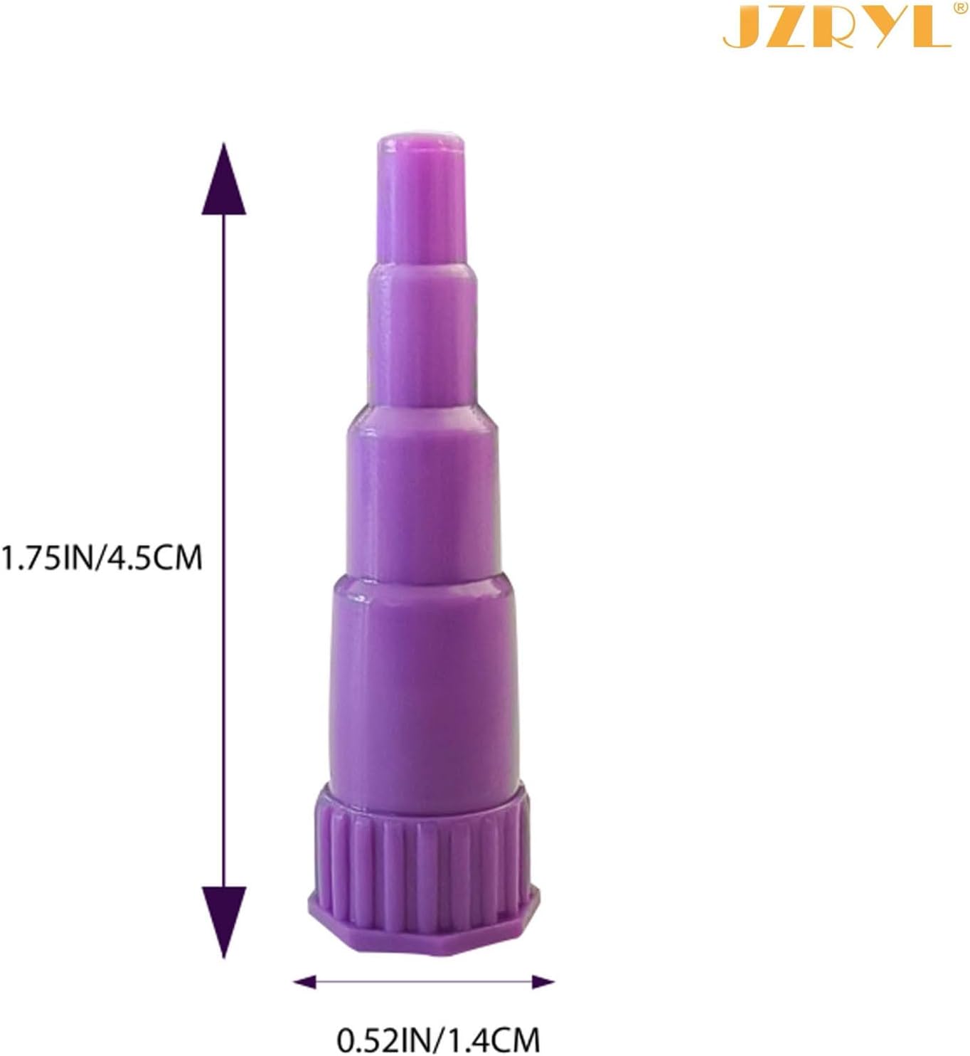 35 Conectores Transición Escalonados Morado con Caja