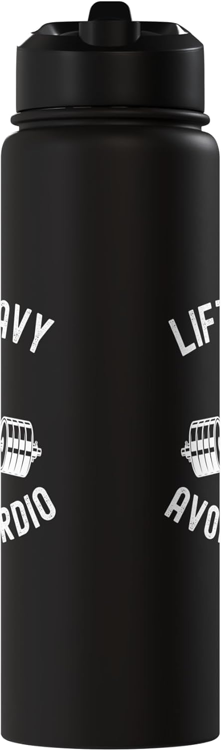 Botella de agua de acero inoxidable para weightlifter
