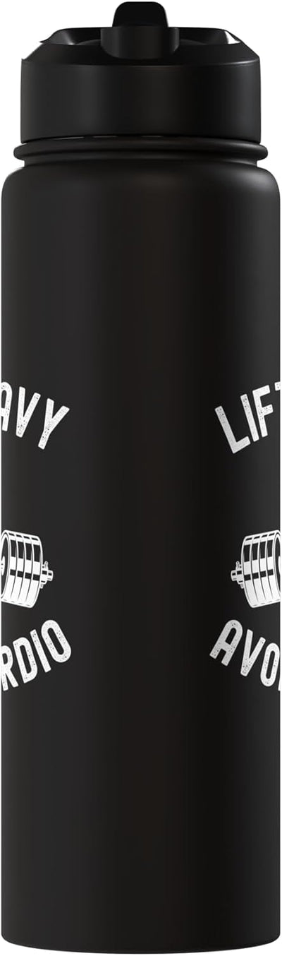Botella de agua de acero inoxidable para weightlifter