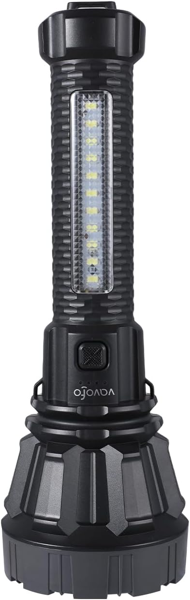 Linterna LED recargable 350lm tipo C 3000mAh 4 modos campamento