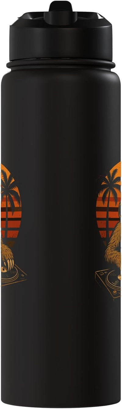 Bote de agua aislado de acero inoxidable con mezclador de música tropical
