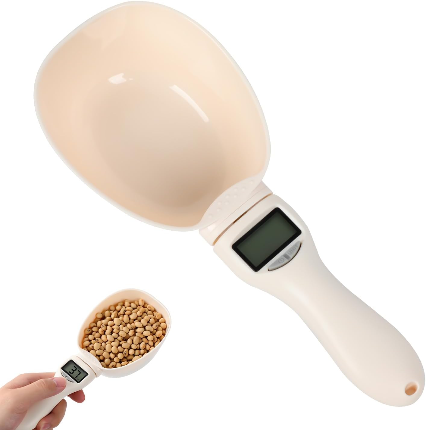 Cuchara medidora digital con pantalla LCD para hornear cocinar