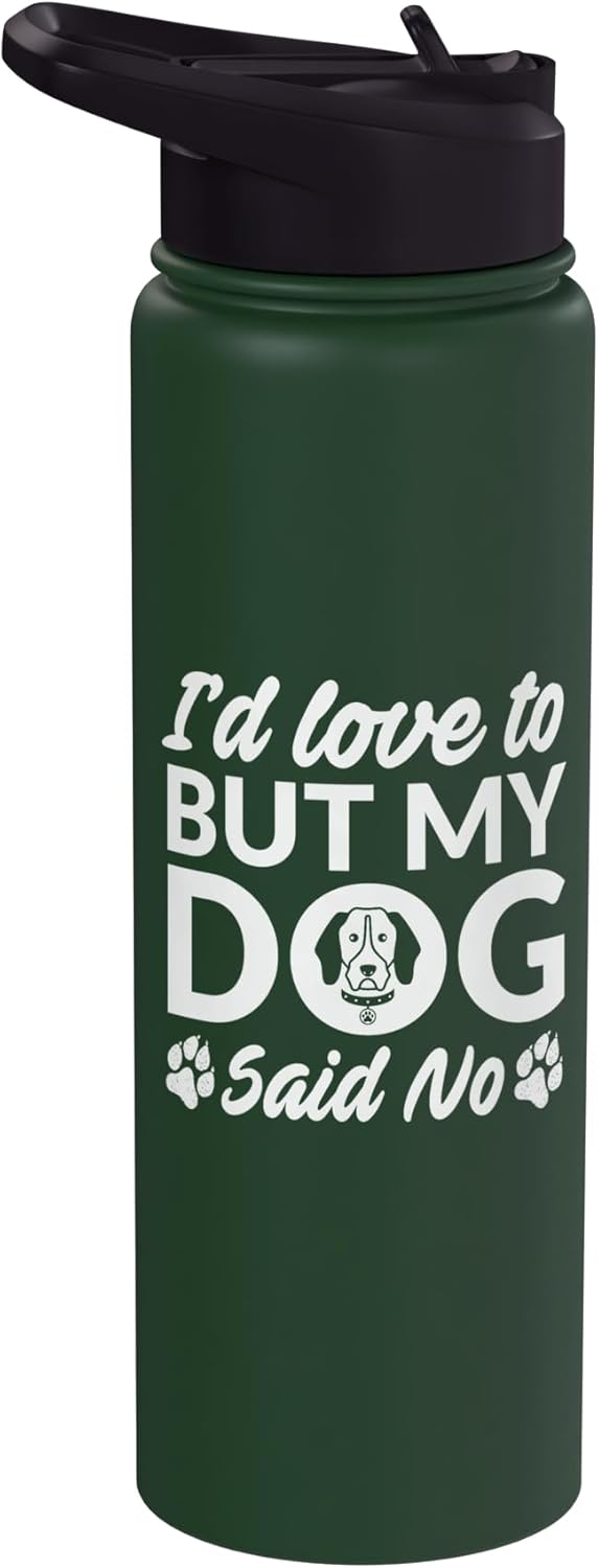 Botella de agua acero inoxidable con estilo sin BPA para dueños de perros