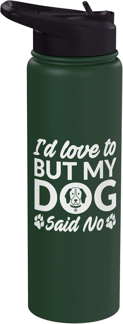 Botella de agua acero inoxidable con estilo sin BPA para dueños de perros