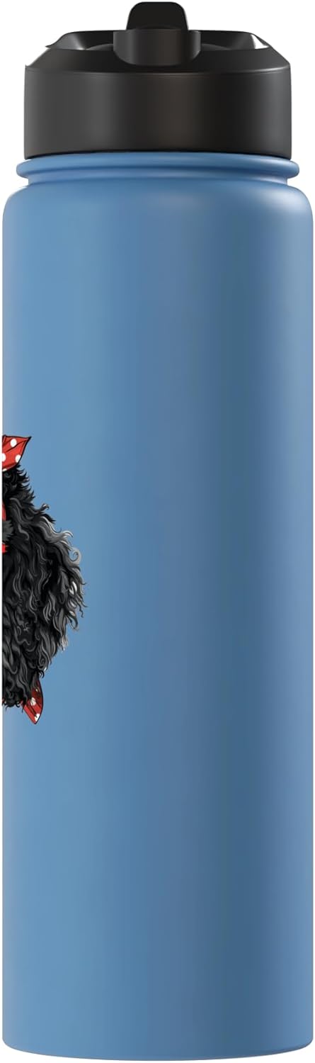 Botella térmica acero inox con estampado perro