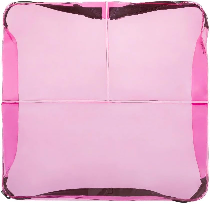 Bolsa viaje TPU transparente 3 compartimentos 9x9 y 11x11