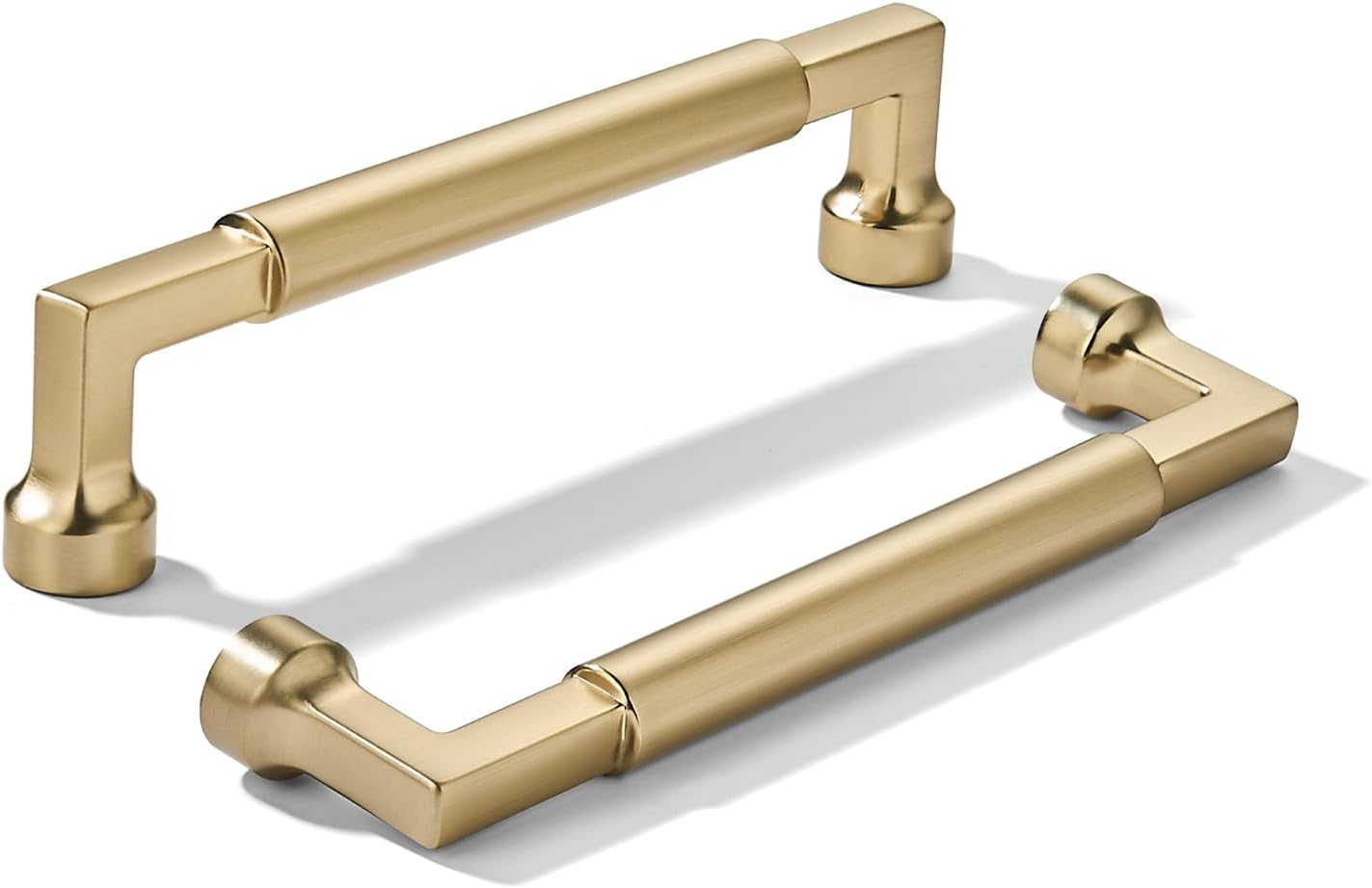 Pack 2 Tiradores Bronce Champán 5pulg Asas Sólidas Cocina