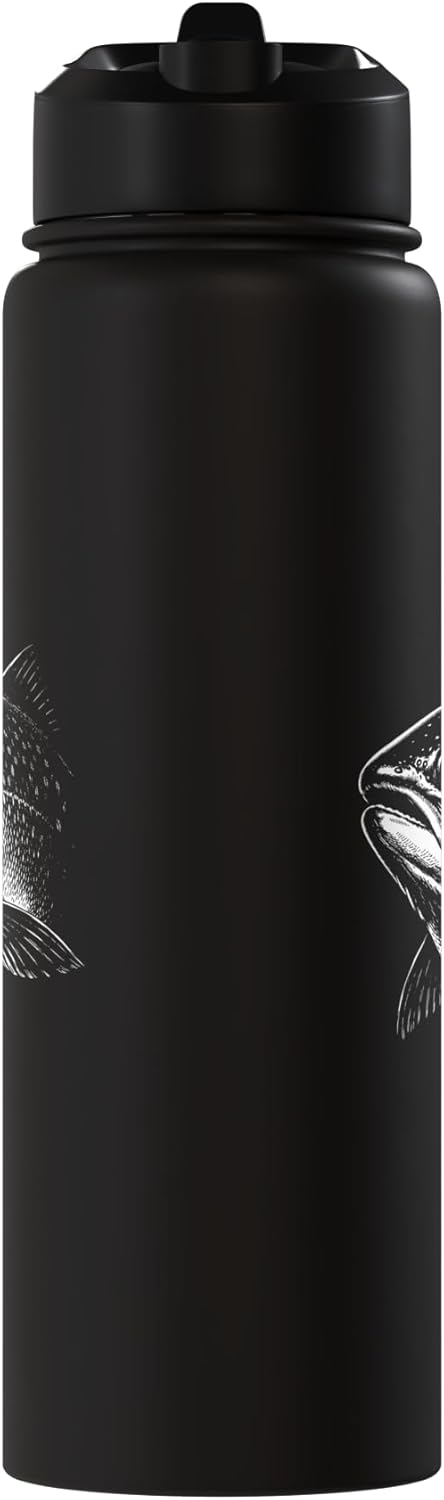 Botella de agua acero inoxidable sin BPA para amantes de peces