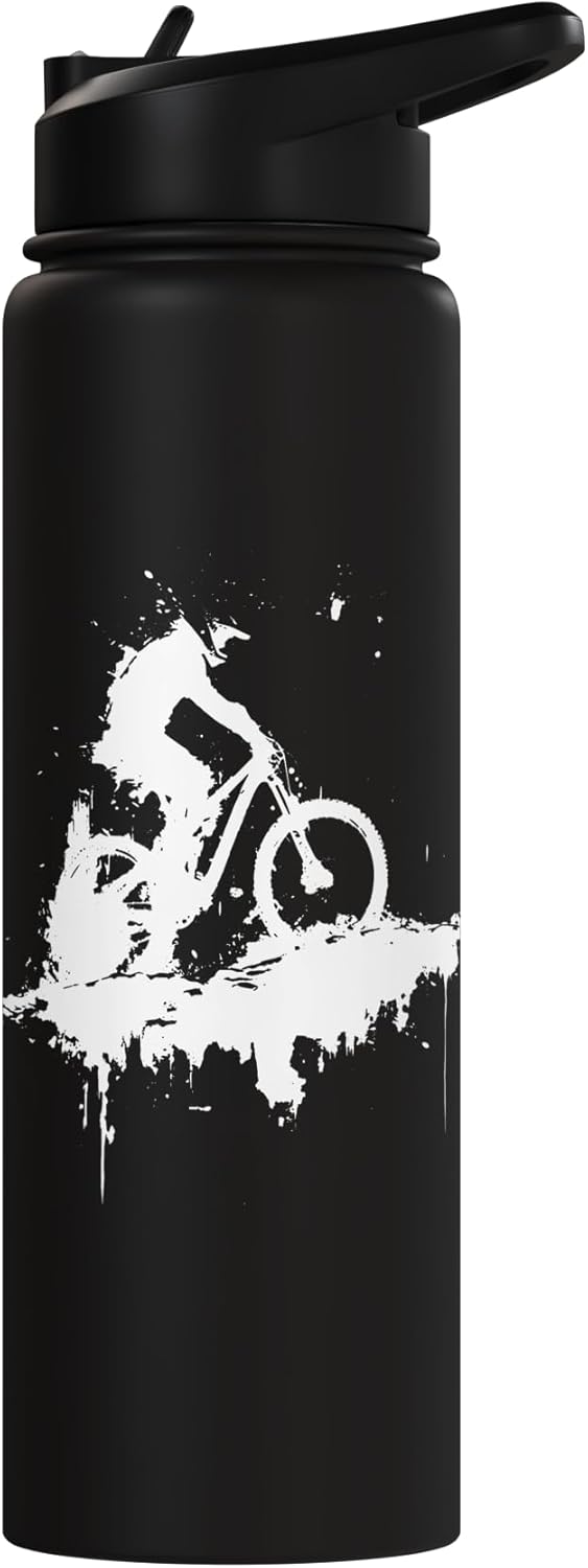 Botella agua térmica acero inox para bicicleta
