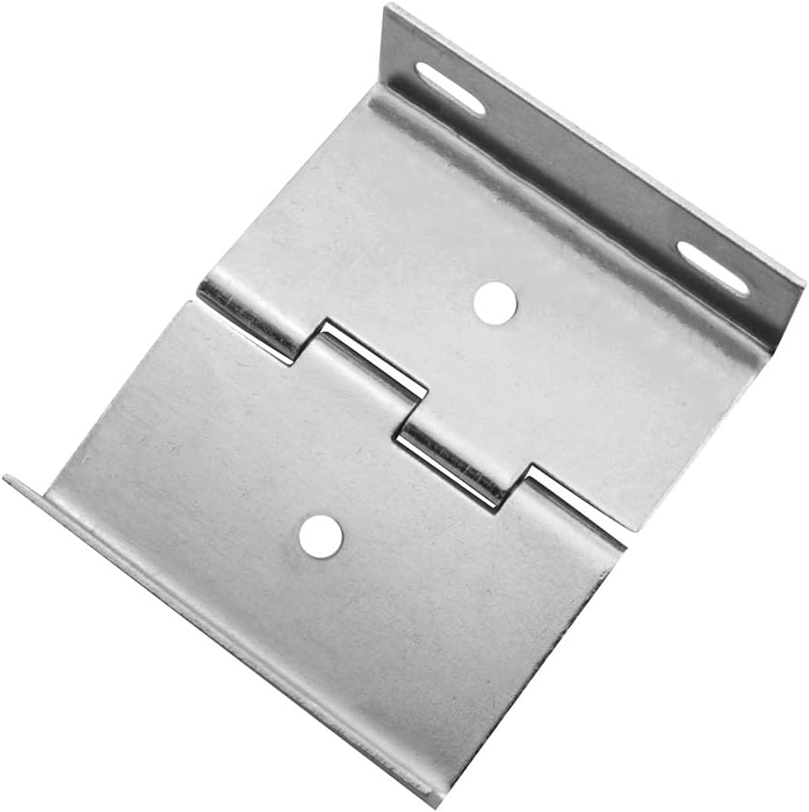 2 Pzas Bisagras Doble Carpintería para Muebles Incluye Tornillos