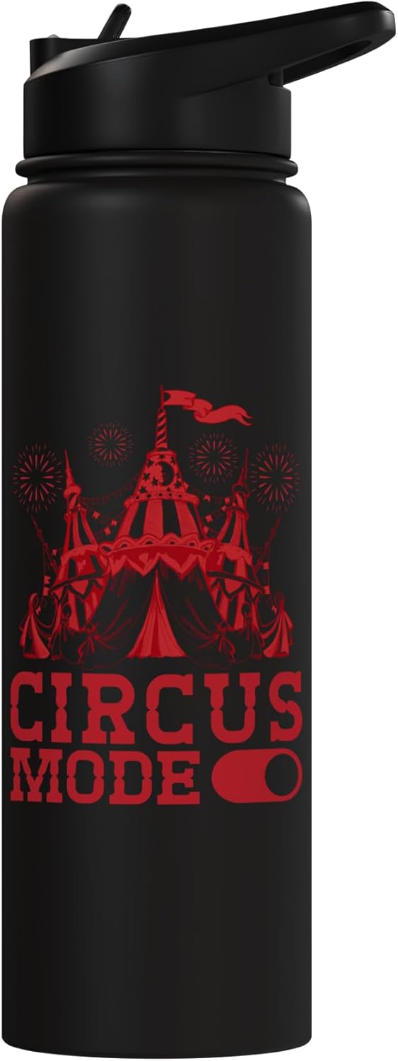 Bottella de agua aislada de acero inoxidable para traje de circo