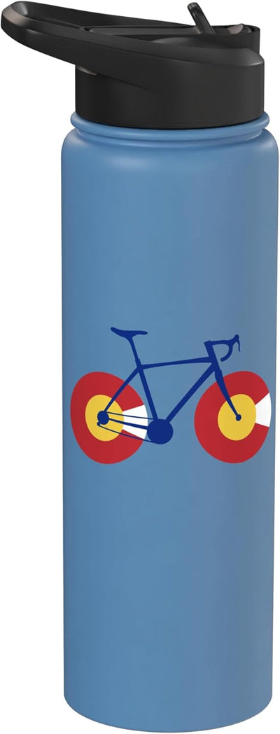 Botella de agua aislada de acero inoxidable para bicicleta Colorado