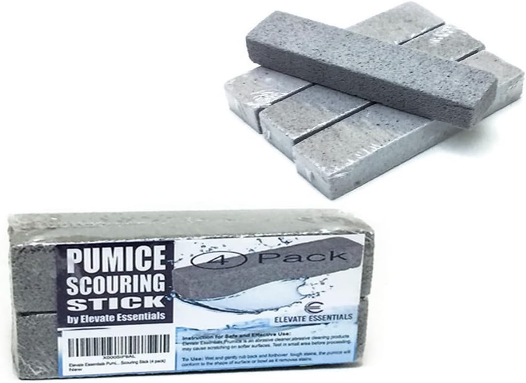 Palo estropajo piedra pómez pack 4