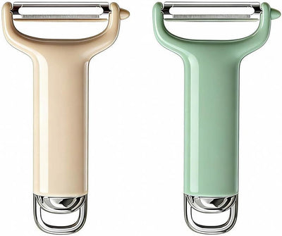 Pelador acero inox 420 giratorio 2 pzas antideslizante