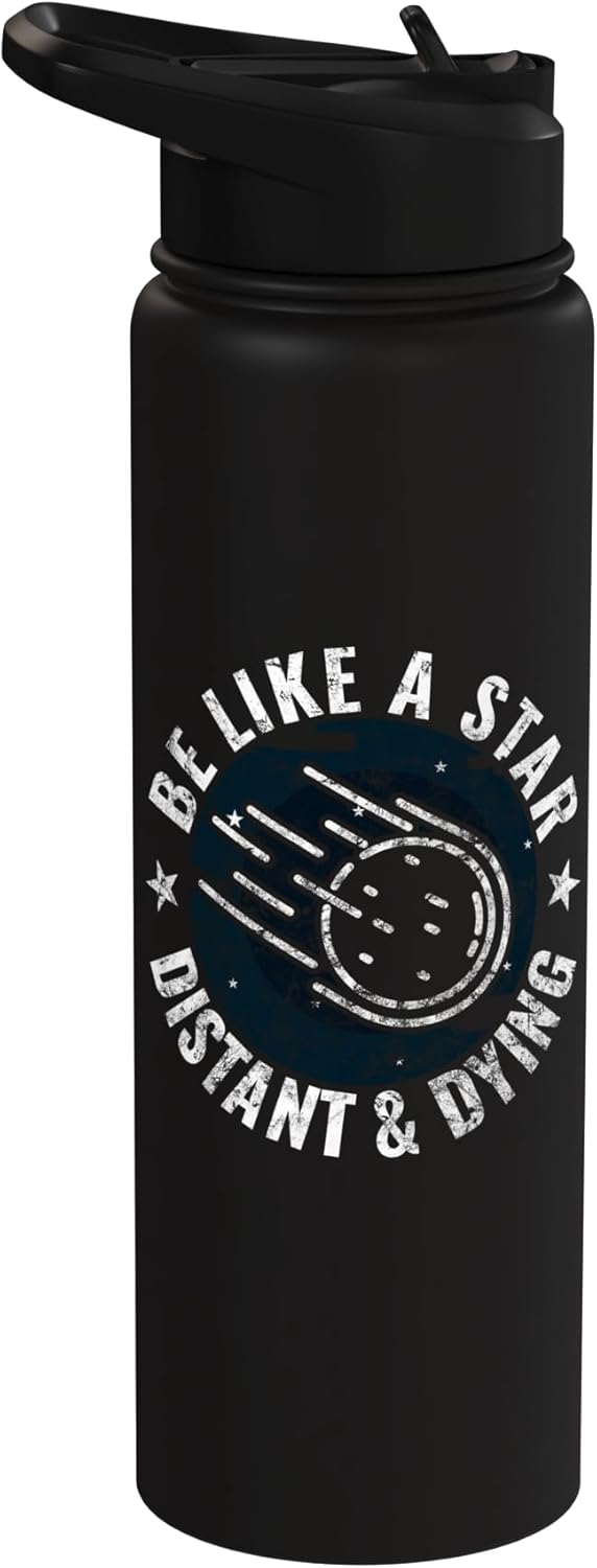 Botella agua aislada acero inox diseño nihilista