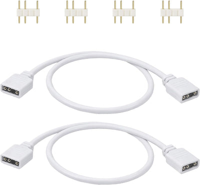 2 Cables ARGB 3 Pines Hembra a Hembra 5V para Ventiladores RGB PC