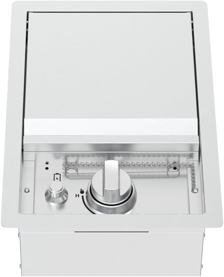 Quemador lateral acero inox 12000BTU parrilla propano