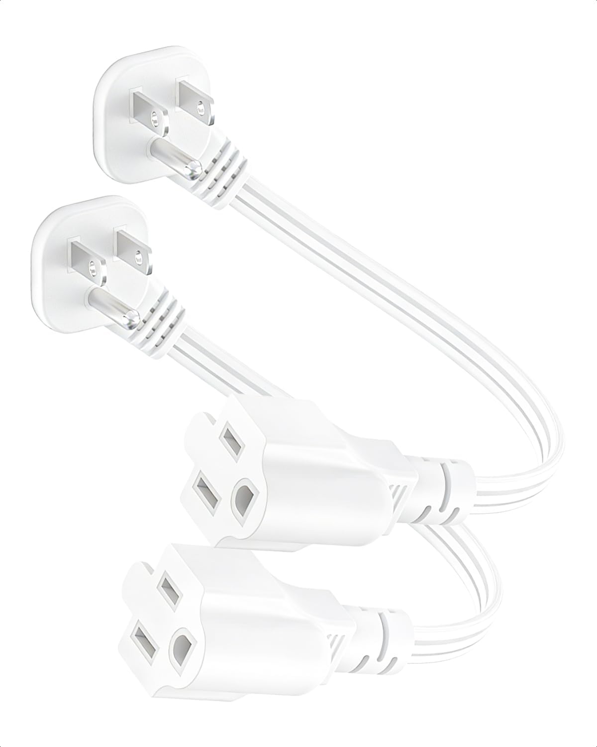 Cable extensión plano 1 pie 3 clavijas 1625W para hogar