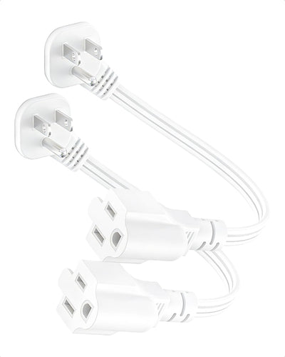 Cable extensión plano 1 pie 3 clavijas 1625W para hogar