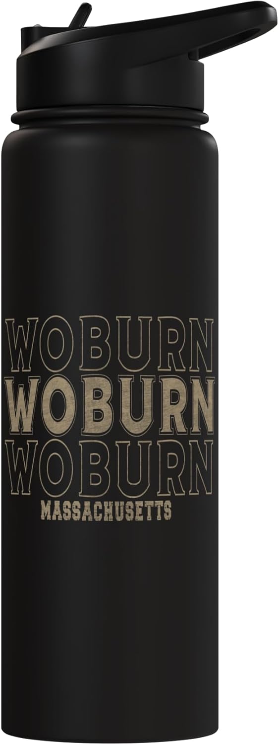 Botella de agua acero inoxidable Woburn Massachusetts vintage