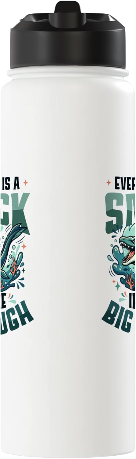Bottella de agua acero inoxidable Mosasaurus prehistórico