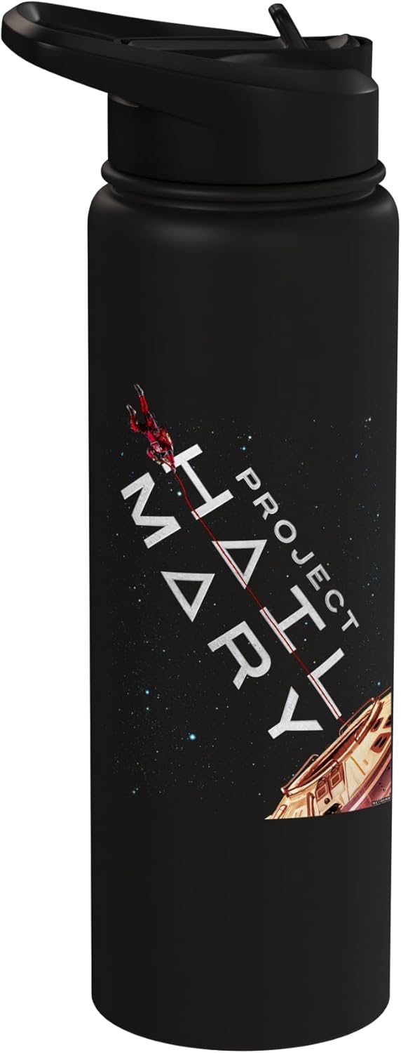 Botella de agua aislada de acero inoxidable Project Hail Mary