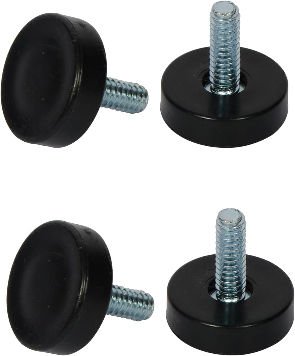 4 Patas Niveladoras Rosca 1/4pulg para Muebles