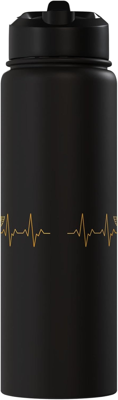 Botella de agua aislada de acero inoxidable Maat Heartbeat