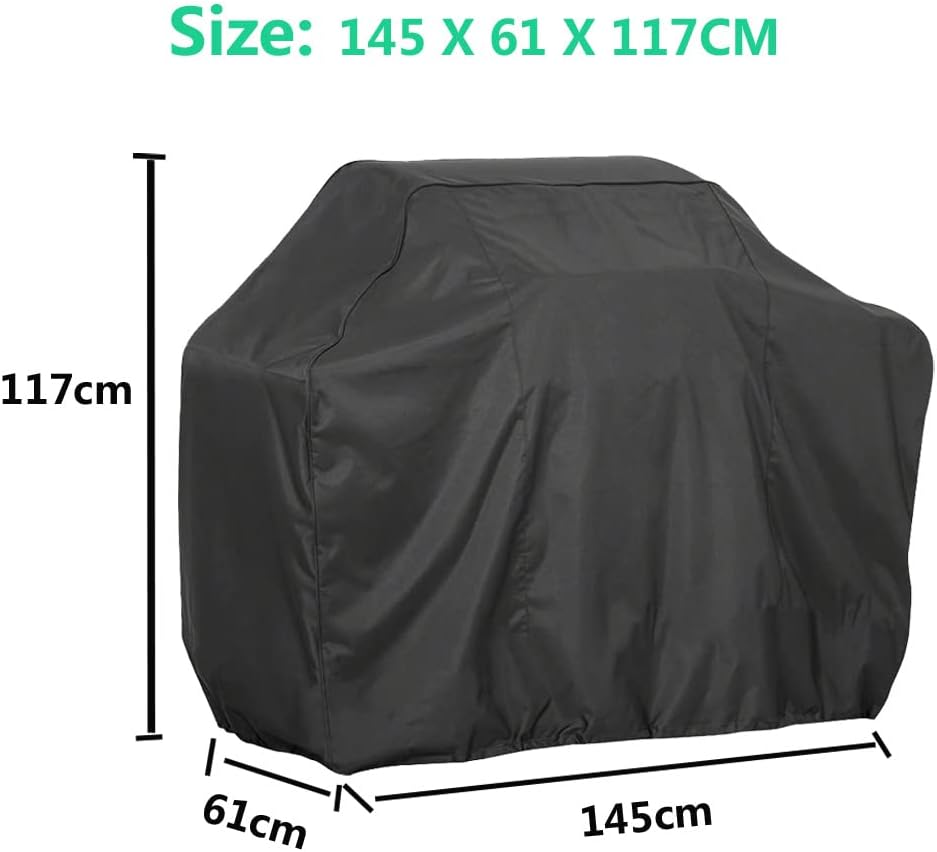 Cubierta parrilla gas impermeable 46x24x57pulg