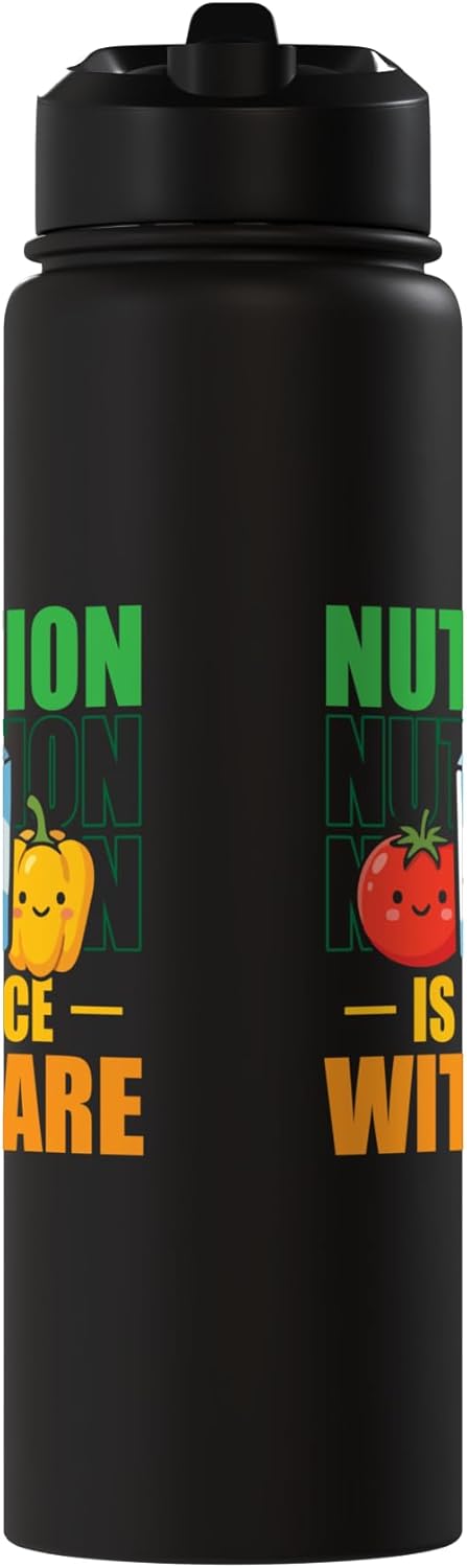 Botella agua aislada acero inox nutricionista