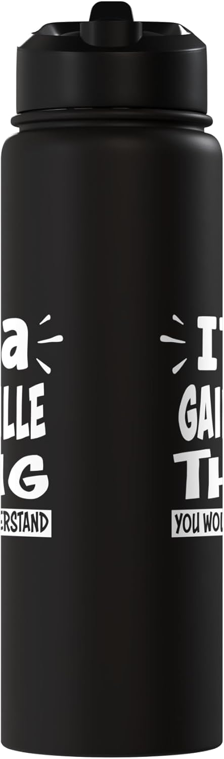 Botella de agua acero inoxidable aislada Gainesville Lovers