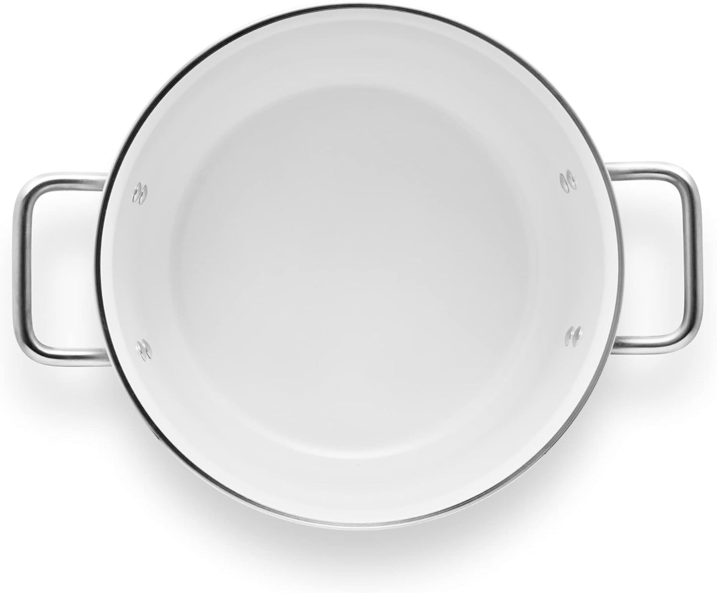 Vaso Eva Trio White Line 2.5 L 16 cm Cerámica sin adherir