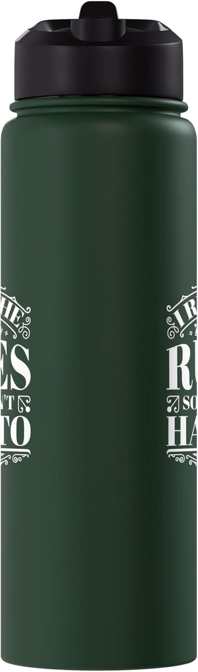 Botella de agua acero inoxidable aislada Juego de mesa divertido