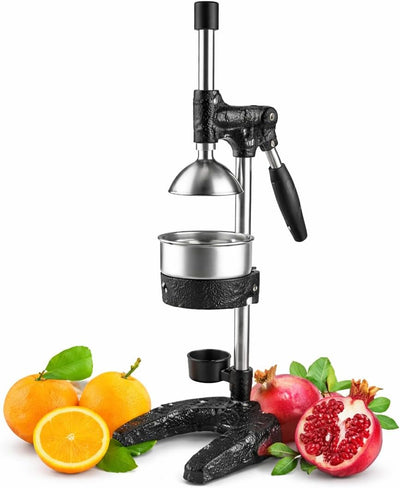 Exprimidor manual hierro fundido acero inox para jugo fresco