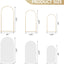 3 Soportes Arco Boda Metal Dorado Cubierta 5-7pies