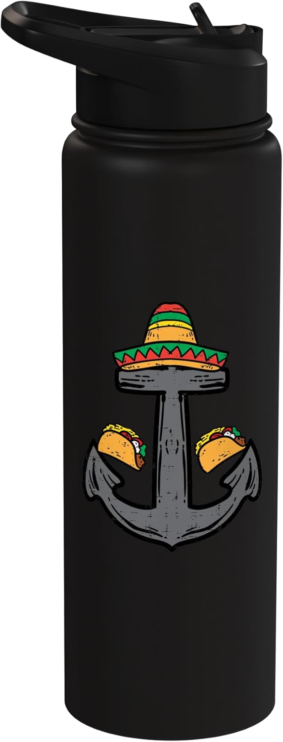 Botella de agua acero inoxidable Cinco de Mayo México