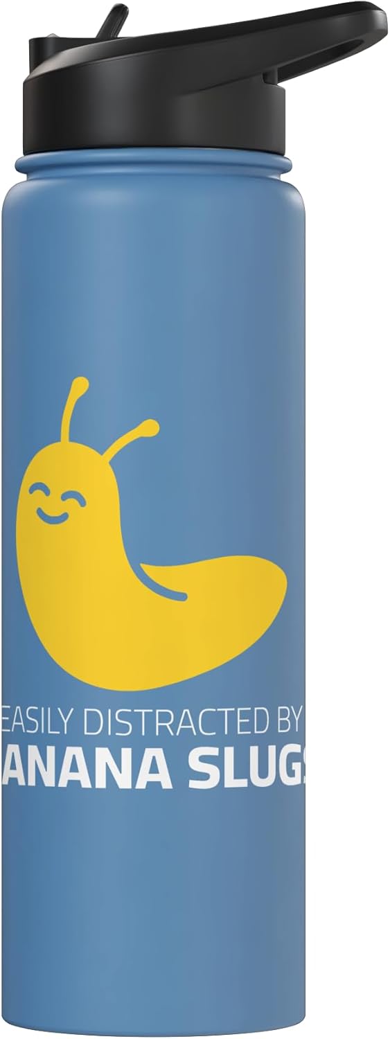 Botella de agua aislada de acero inoxidable para amantes de los babosos
