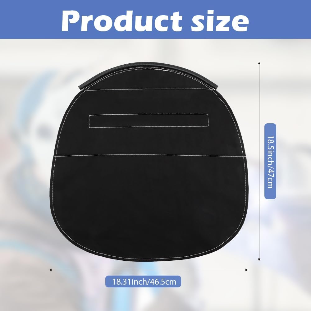 Funda casco soldadura protege cuello cubierta extendida negro