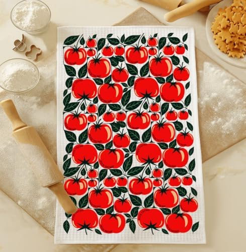 Toalla de cocina con diseño político Mid Century Mod