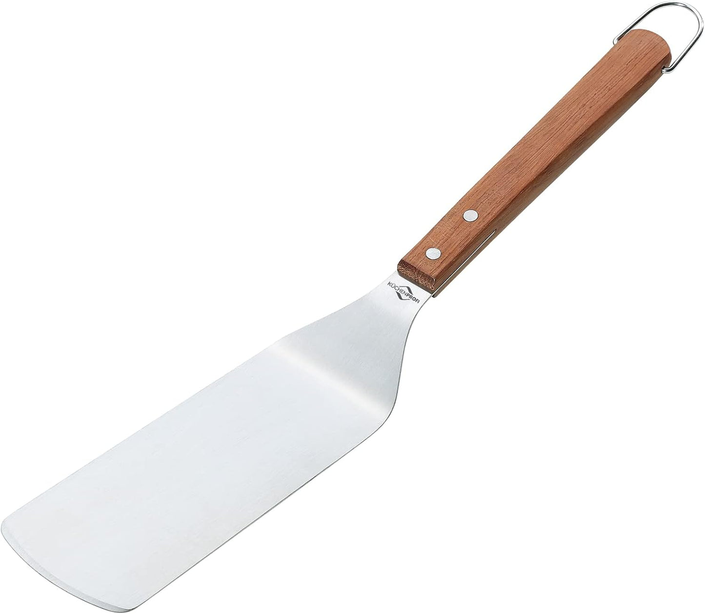 Espátula acero inox palisandro 7.5x3x17.7pulg barbacoa