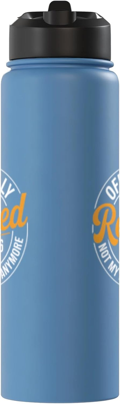 Botella de agua acero inoxidable aislada 2026